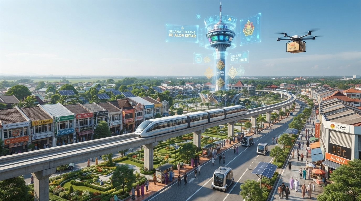 futuristic smart city in kedah