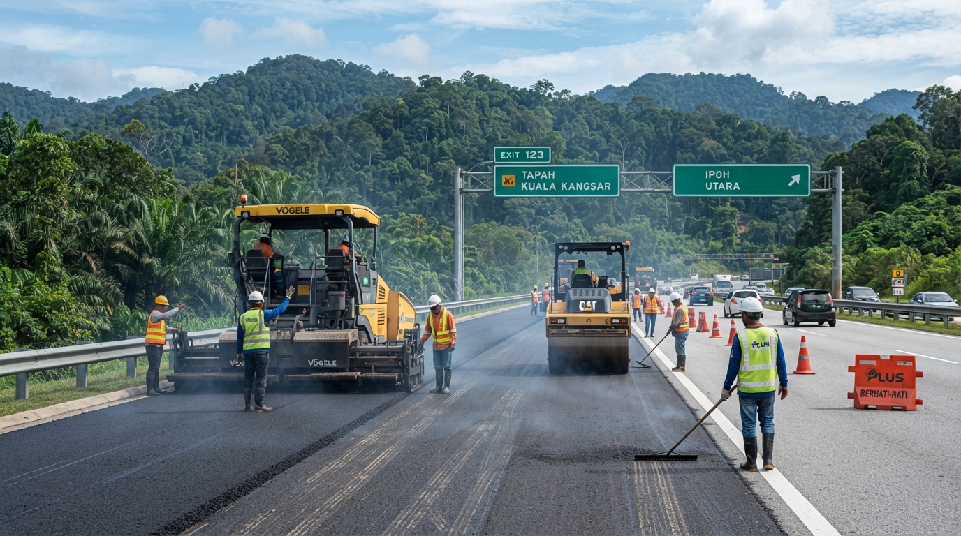 road and infrastructure work